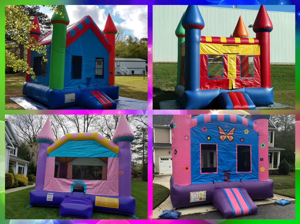 Choose from one of our exciting basic jumper bounce castles to build your Bounce House Party Package Choose from one of our exciting basic jumper bounce castles to build your Bounce House Party Package